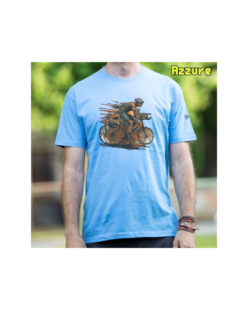 Camiseta Hombre Manga Corta - Cycling Collage