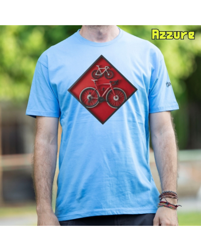 Camiseta Hombre Manga Corta - Cuadro Ciclista