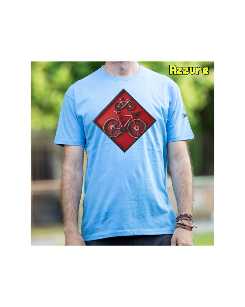 Camiseta Hombre Manga Corta - Cuadro Ciclista