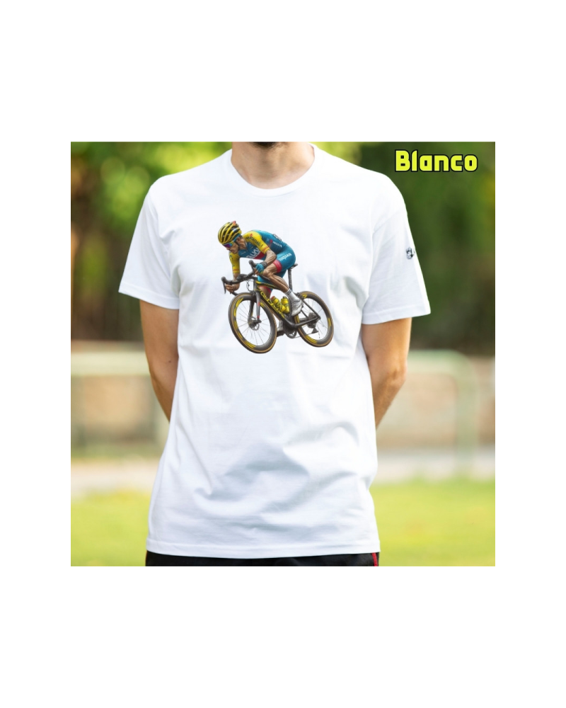 Camiseta Hombre Manga Corta - Ciclista AnÃ³nimo