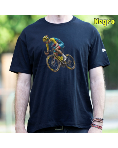 Ciclista Anonimo - Camiseta Hombre Manga Corta