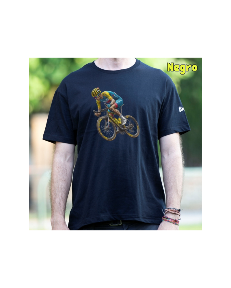 Camiseta Hombre Manga Corta - Ciclista AnÃ³nimo