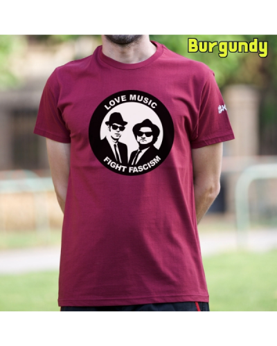 Camiseta Hombre Manga Corta - Blues Brothers Antifa