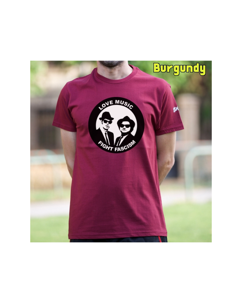 Camiseta Hombre Manga Corta - Blues Brothers Antifa