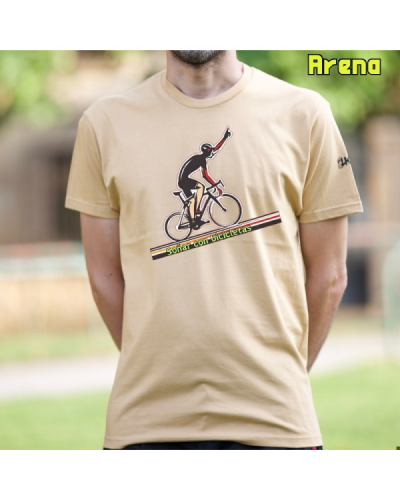 Camiseta Hombre Manga Corta - Soñar Con Bicicletas