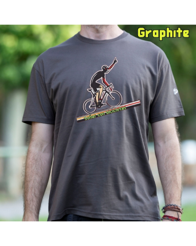 Camiseta Hombre Manga Corta - Soñar Con Bicicletas