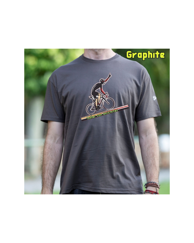 Camiseta Hombre Manga Corta - Soñar Con Bicicletas