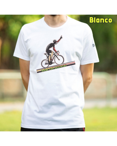 Camiseta Hombre Manga Corta - Soñar Con Bicicletas