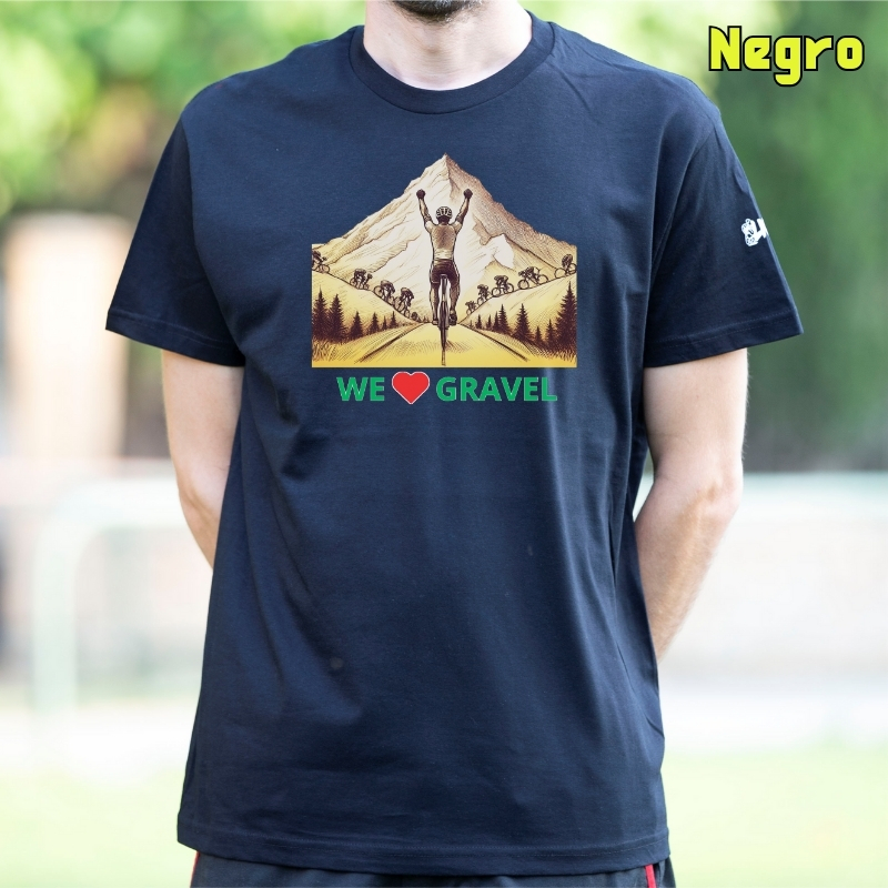 Camiseta Hombre Manga Corta - We Love Gravel