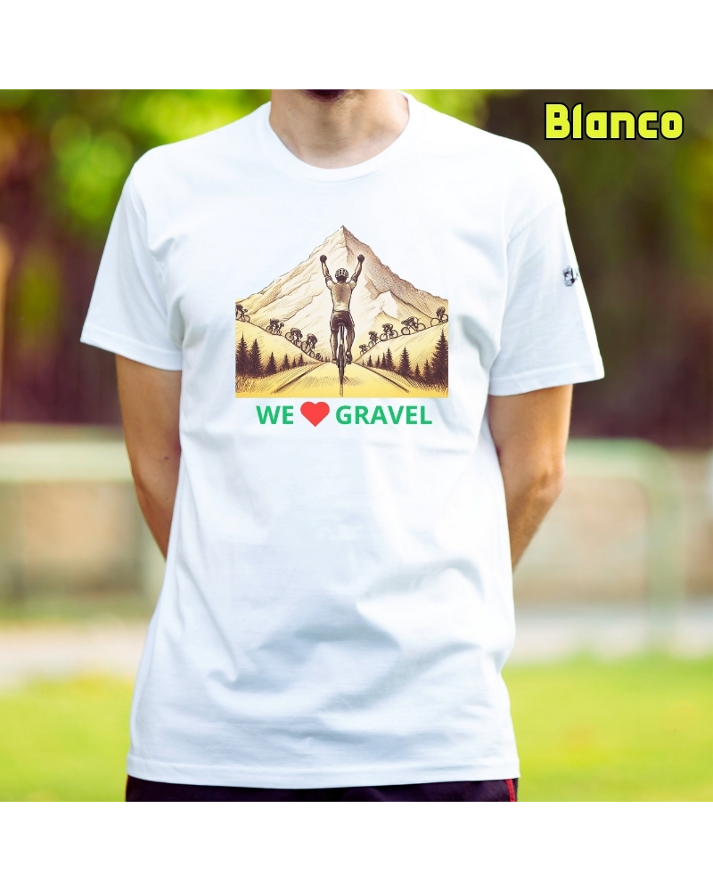 Camiseta Hombre Manga Corta - We Love Gravel