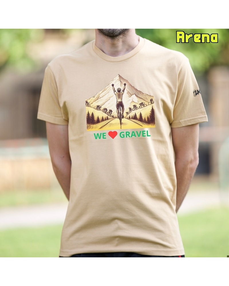 Camiseta Hombre Manga Corta - We Love Gravel