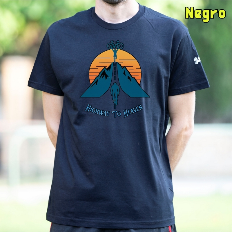 Camiseta Hombre Manga Corta - Higway To Heaven