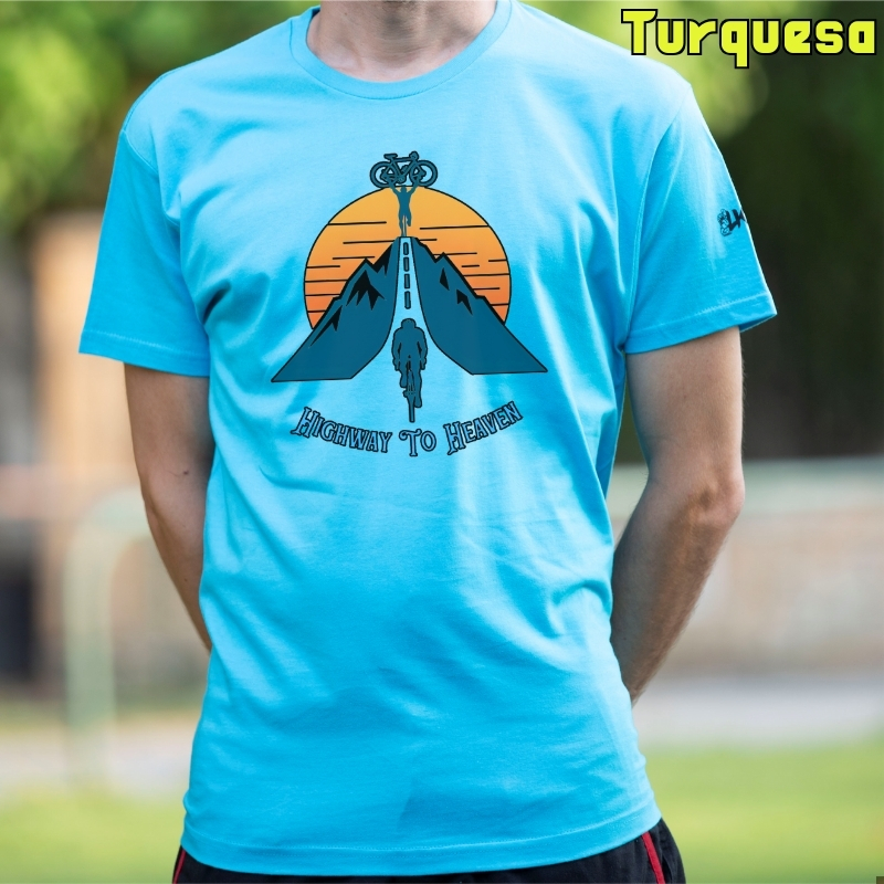 Camiseta Hombre Manga Corta - Higway To Heaven