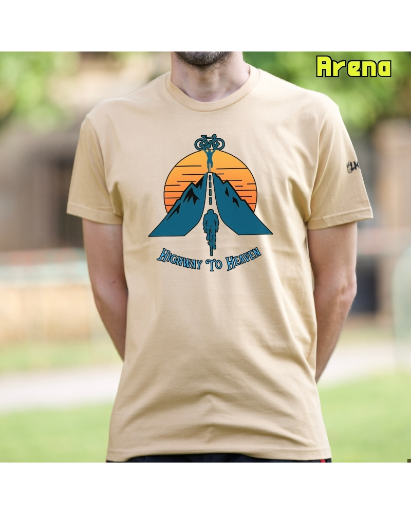 Camiseta Hombre Manga Corta - Higway To Heaven
