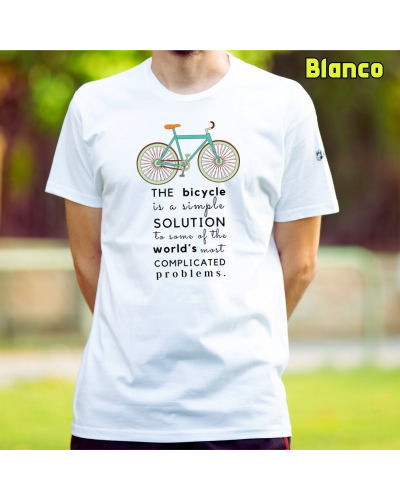 Camiseta Hombre Manga Corta - BIKE THE SOLUTION