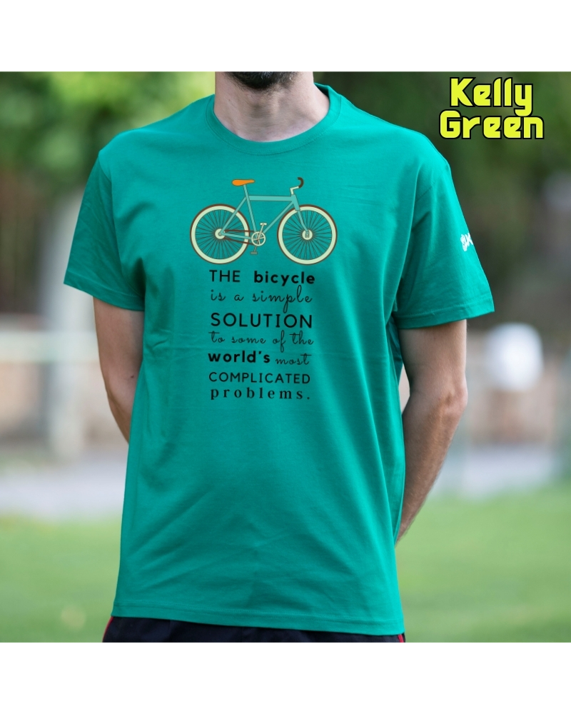 Camiseta Hombre Manga Corta - Bike The Solution