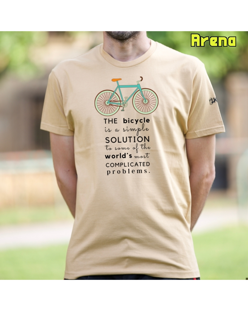 Camiseta Hombre Manga Corta - Bike The Solution