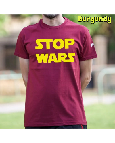 Camiseta Hombre Manga Corta - Stop Wars