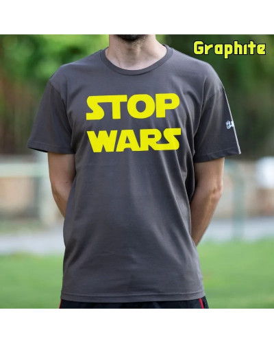 Camiseta Hombre Manga Corta - Stop Wars