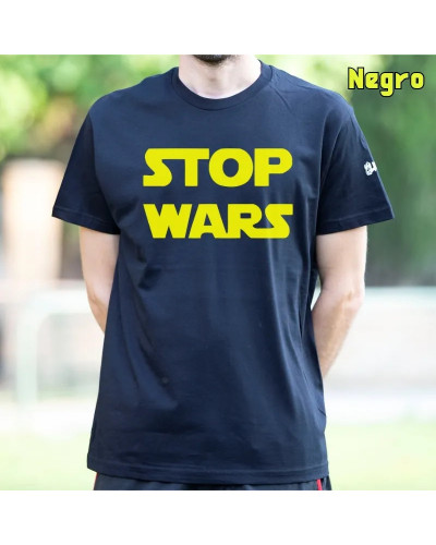Camiseta Hombre Manga Corta - Stop Wars