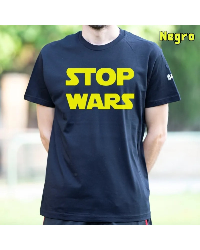 Camiseta Hombre Manga Corta - Stop Wars