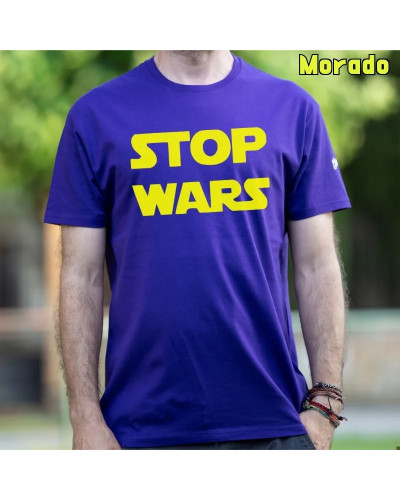 Camiseta Hombre Manga Corta - Stop Wars