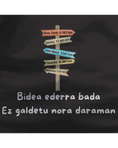 Emakumeen Kamiseta - Bide Errera Bada