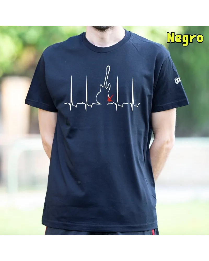 Camiseta Hombre Manga Corta - Latido Rock And Roll