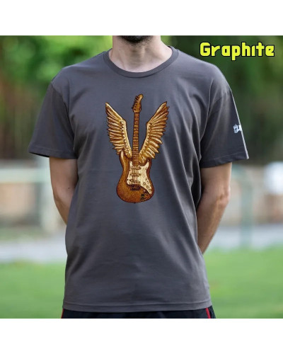 Camiseta Hombre Manga Corta - La Guitarra Te Da Alas