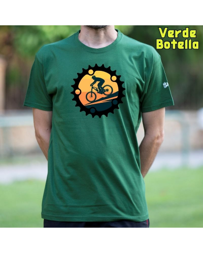 Bici Plato - Camiseta Hombre Manga Corta
