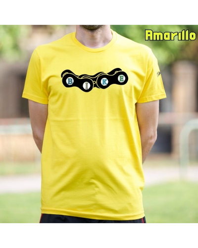 Bike Cadena - Camiseta Hombre Manga Corta