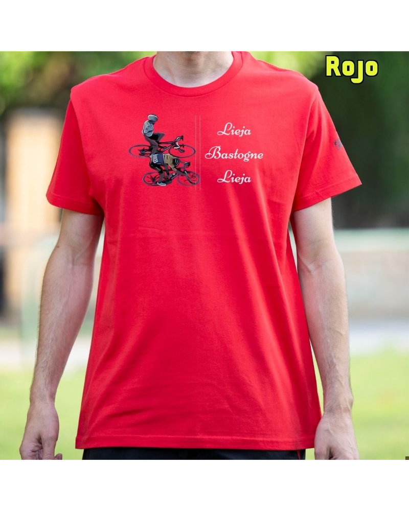 Camiseta Hombre Manga Corta - Lieja Bastogne Lieja