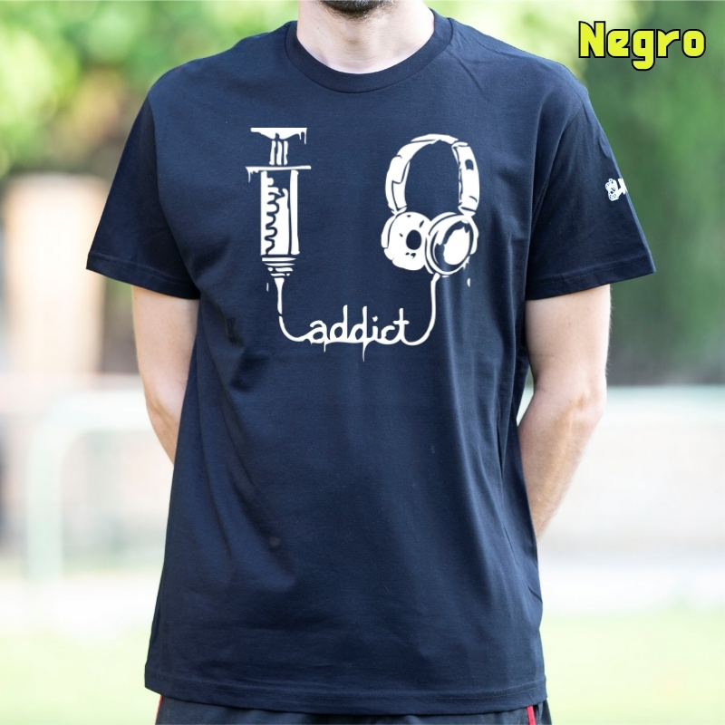 Addict - Camiseta Hombre Manga Corta