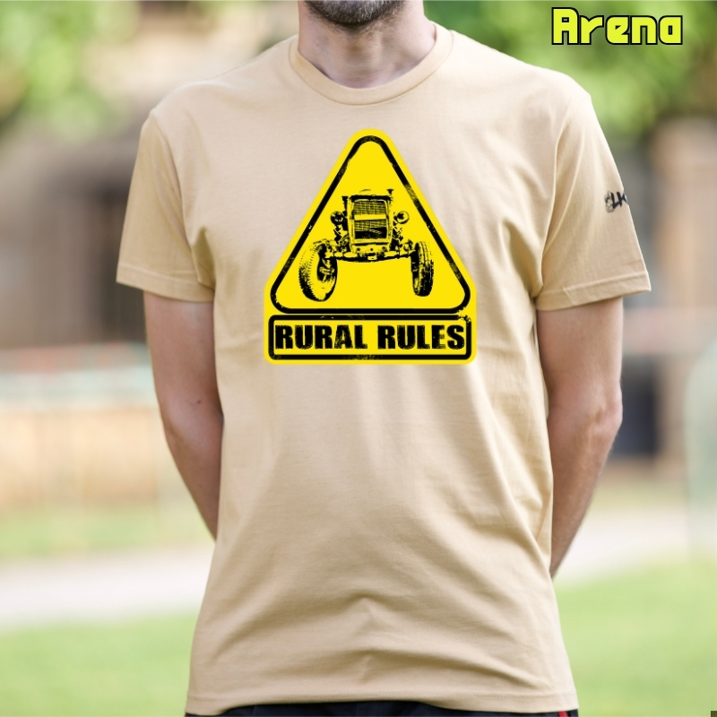 Camiseta Hombre Manga Corta - Rural Rules