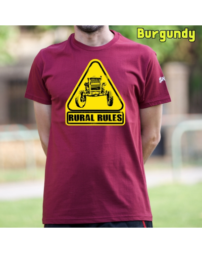 Camiseta Hombre Manga Corta - Rural Rules