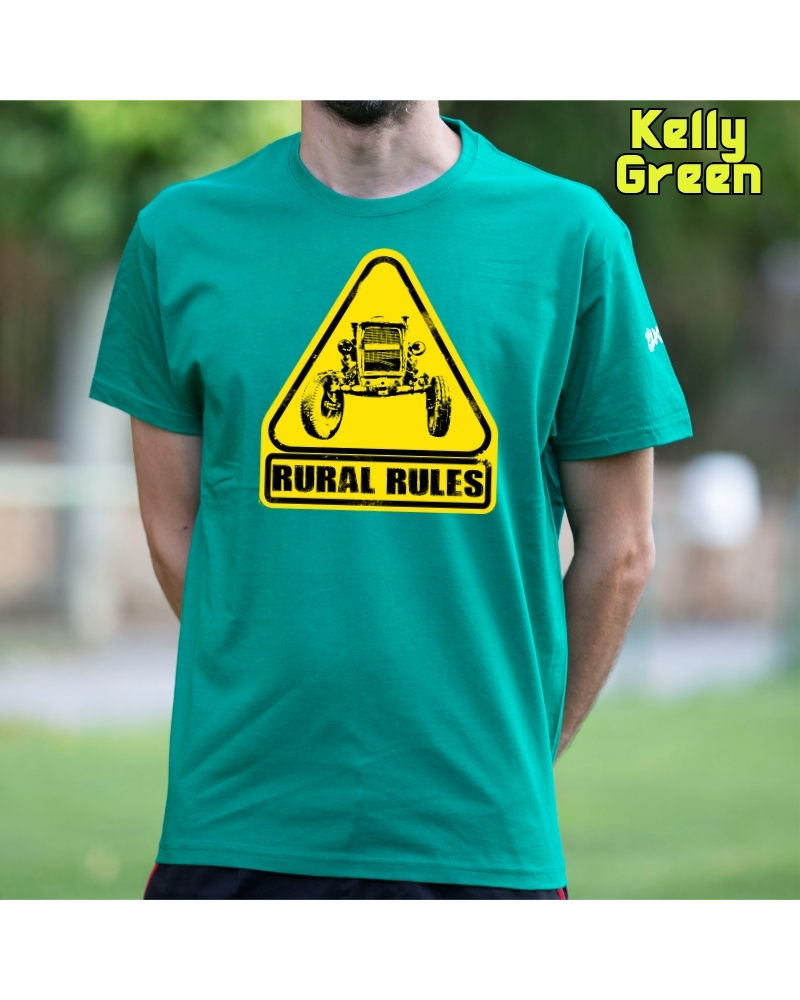 Camiseta Hombre Manga Corta - Rural Rules