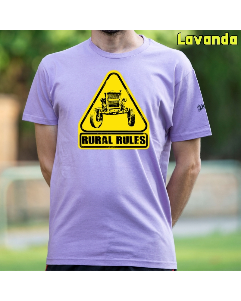 Camiseta Hombre Manga Corta - Rural Rules