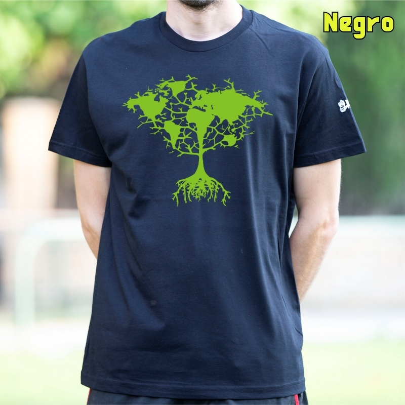 Arbol Tierra - Camiseta Hombre Manga Corta