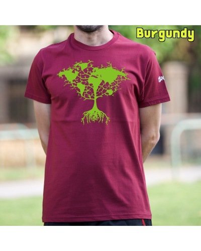 Camiseta Hombre Manga Corta - Arbol Tierra
