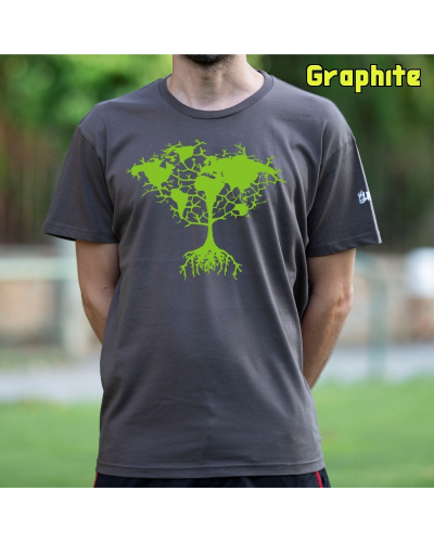 Camiseta Hombre Manga Corta - Arbol Tierra