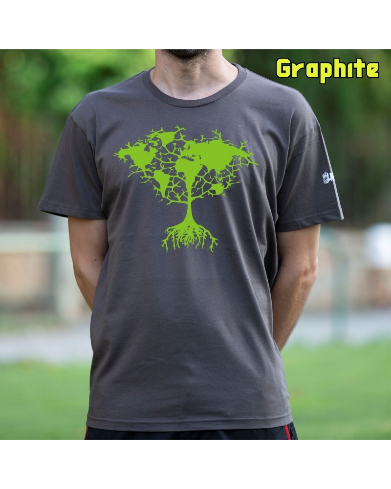 Camiseta Hombre Manga Corta - Arbol Tierra