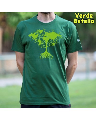 Camiseta Hombre Manga Corta - Arbol Tierra
