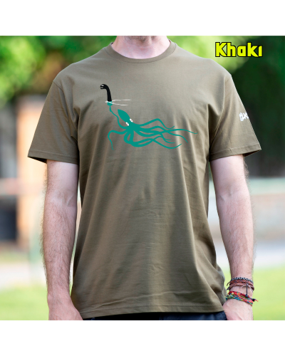 Camiseta Hombre Manga Corta - Pulpo Ness