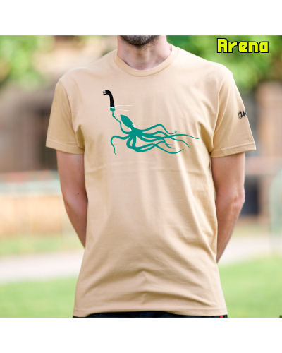 Camiseta Hombre Manga Corta - Pulpo Ness