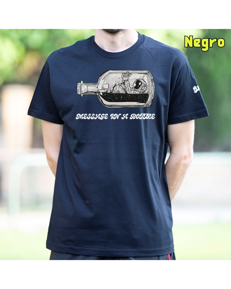 Camiseta Hombre Manga Corta - Message In A Bottle