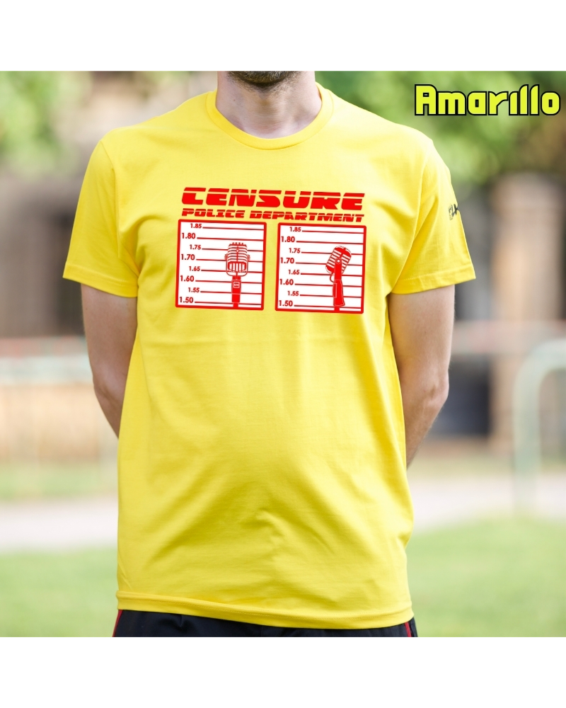 Camiseta Hombre Manga Corta - Censure Police Department