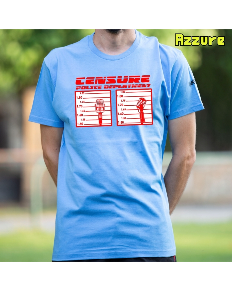 Camiseta Hombre Manga Corta - Censure Police Department