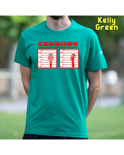 Camiseta Hombre Manga Corta - Censure Police Department