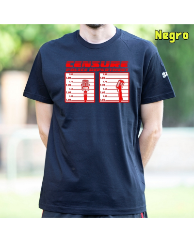 Camiseta Hombre Manga Corta - Censure Police Department