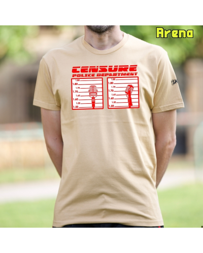 Camiseta Hombre Manga Corta - Censure Police Department
